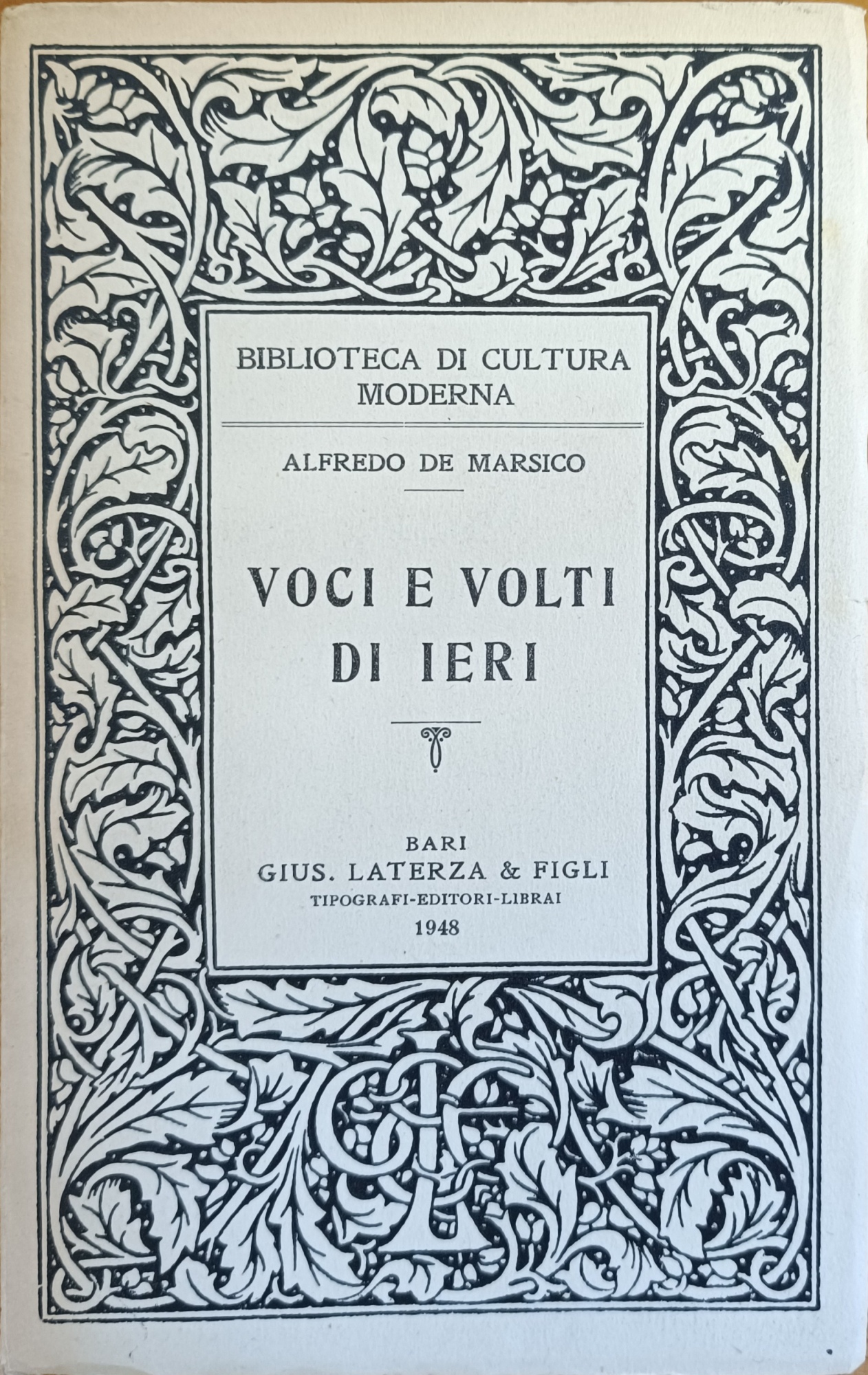 VOCI E VOLTI DI IERI