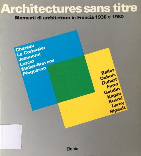 ARCHITECTURES SANS TITRE