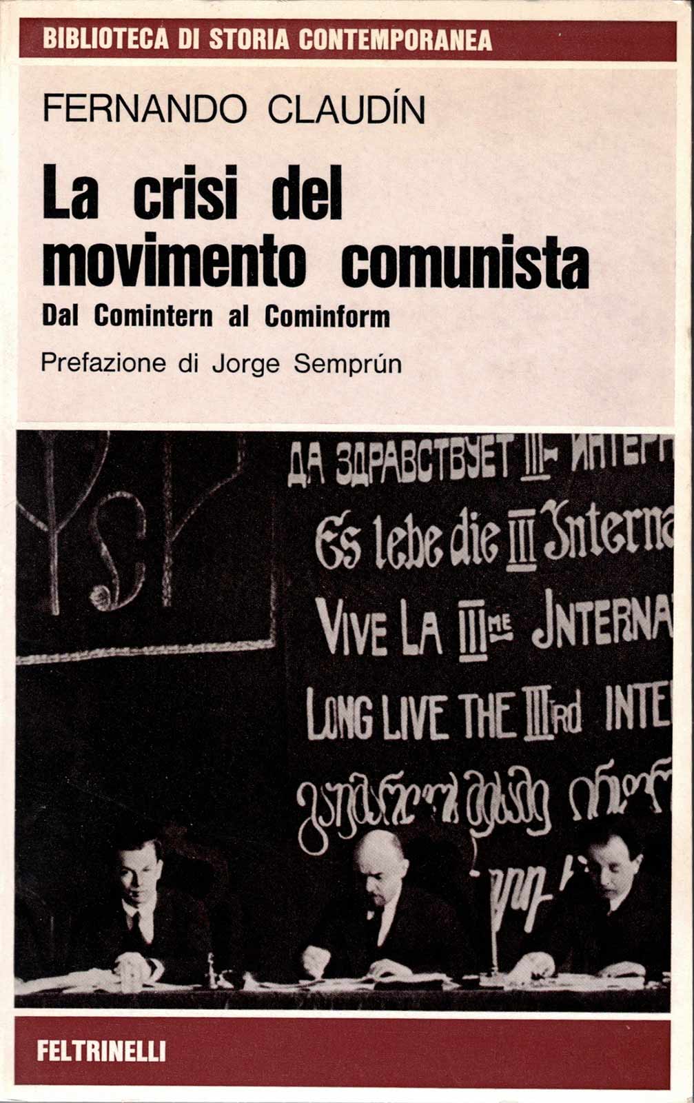 CRISI DEL MOVIMENTO COMUNISTA