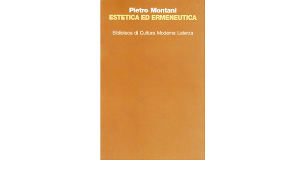 ESTETICA ED ERMENEUTICA