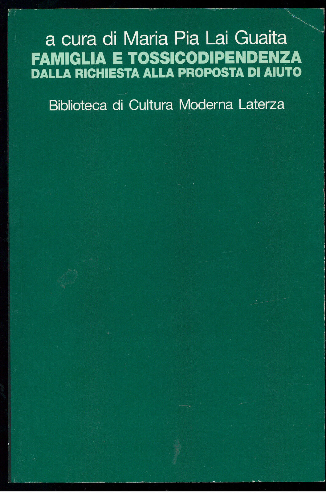 FAMIGLIA E TOSSICODIPENDENZA