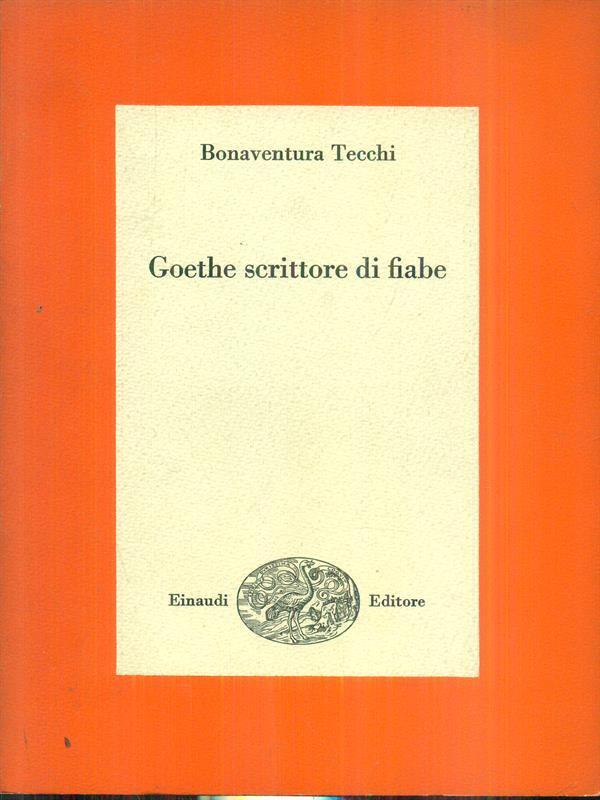 GOETHE SCRITTORE DI FIABE
