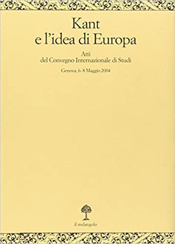 KANT E L`IDEA D`EUROPA