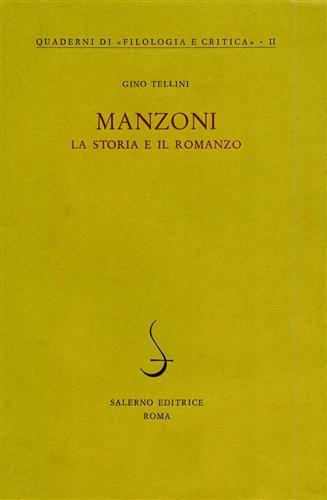 MANZONI LA STORIA E IL ROMANZO