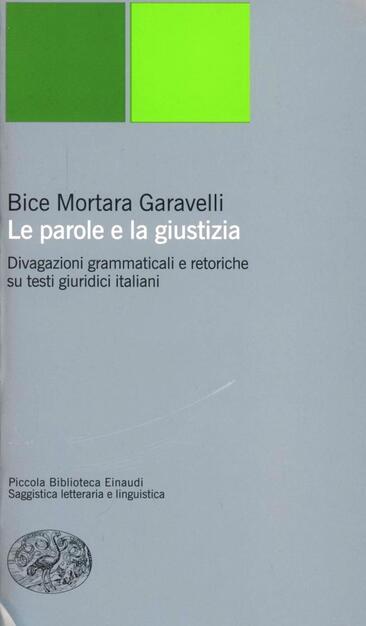 PAROLE E LA GIUSTIZIA