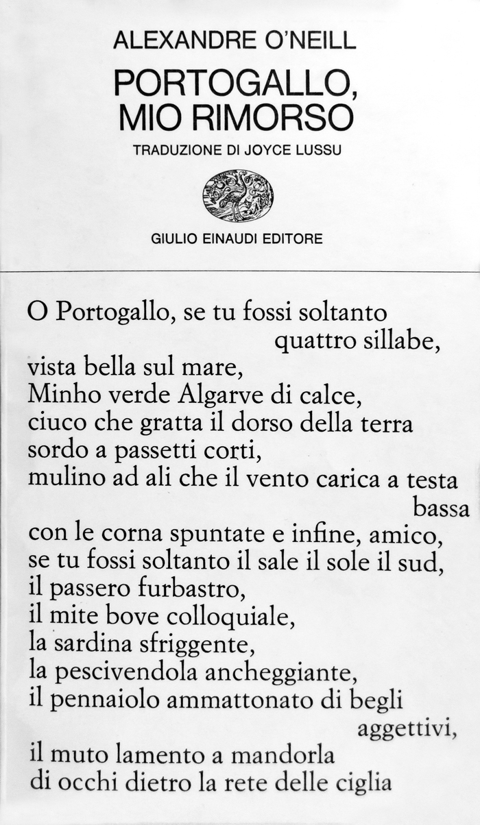 PORTOGALLO MIO RIMORSO