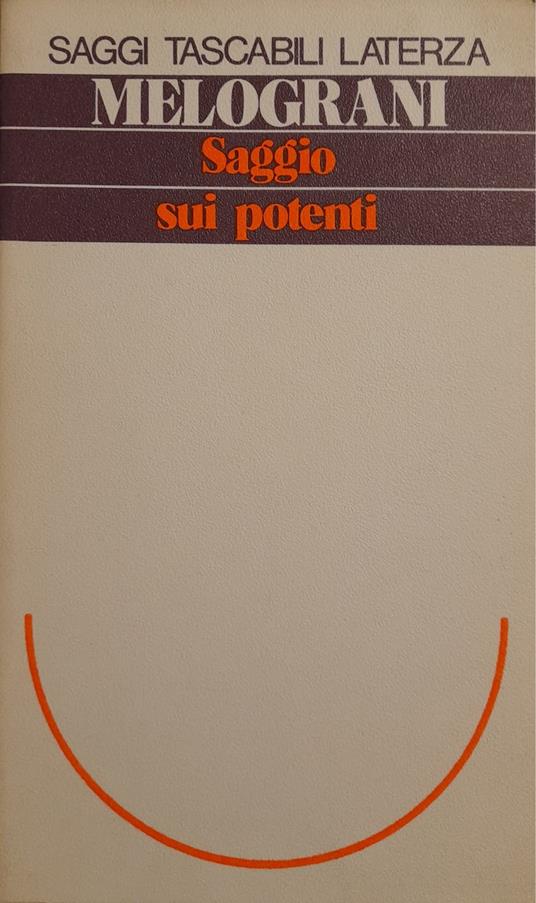 SAGGIO SUI POTENTI