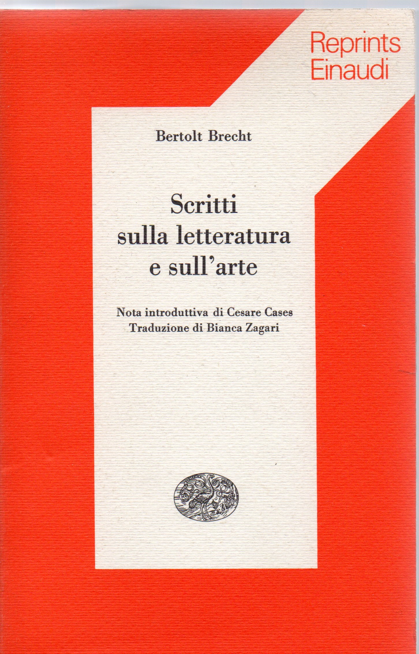 SCRITTI SULLA LETTERATURA E SULL`ARTE