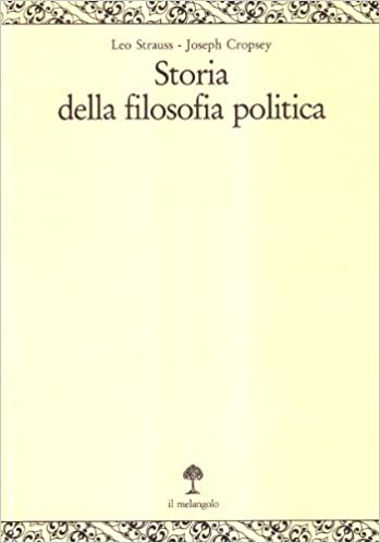 STORIA DELLA FILOSOFIA POLITICA VOLUME 1