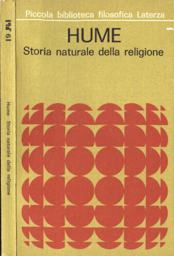 STORIA NATURALE DELLA RELIGIONE