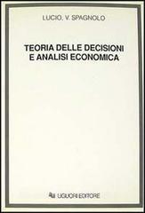 TEORIA DELLE DECISIONI E ANALISI ECONOMICA