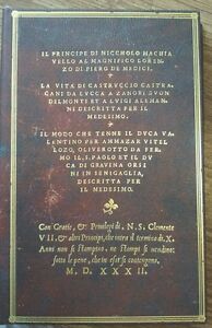 Il Principe Di Niccholo Machivello Al Magnifico Lorenzo Di Piero …