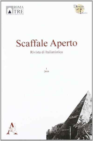 Scaffale Aperto Rivista Di Italianistica 1