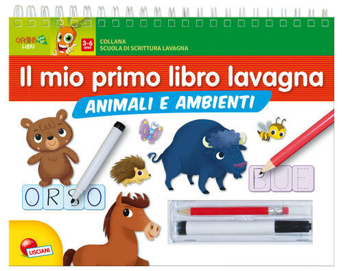 Il Mio Primo Libro Lavagna Animali E Ambienti