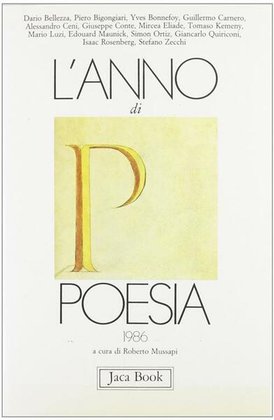 L'anno Di Poesia 1986