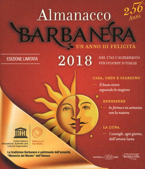 Almanacco Barbanera 2018 Un Anno Di Felicit‡ Campi 2018