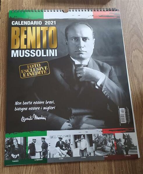 Calendario 2021 Benito Mussolini Annuale 2021