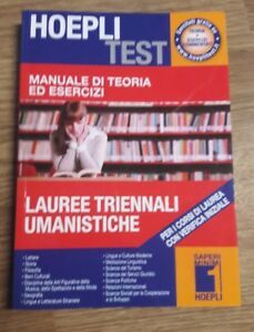 Manuale Di Teoria Ed Esercizi Lauree Triennali Umanistiche. Per I …