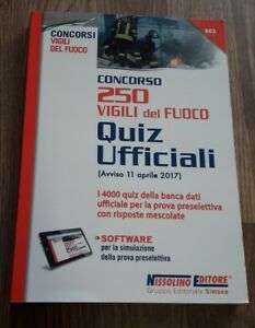 Concorso 250 Vigili Del Fuoco. Quiz Ufficiali. Con Contenuto Digitale …