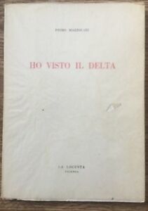 Ho Visto Il Delta Primo Mazzolari La Locusta Vicenza Seconda …
