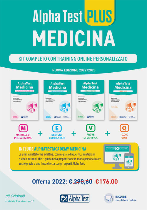 Alpha Test Plus. Medicina. Kit Completo Di Preparazione Con Training …
