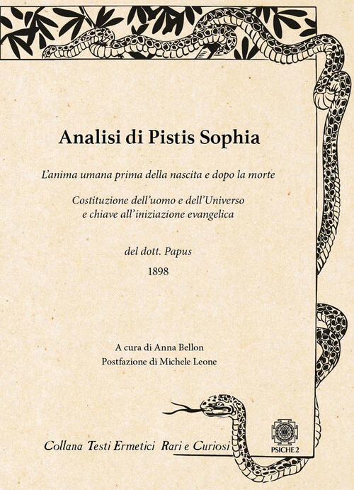 Analisi Di Pistis Sophia. L'anima Umana Prima Della Nascita E …