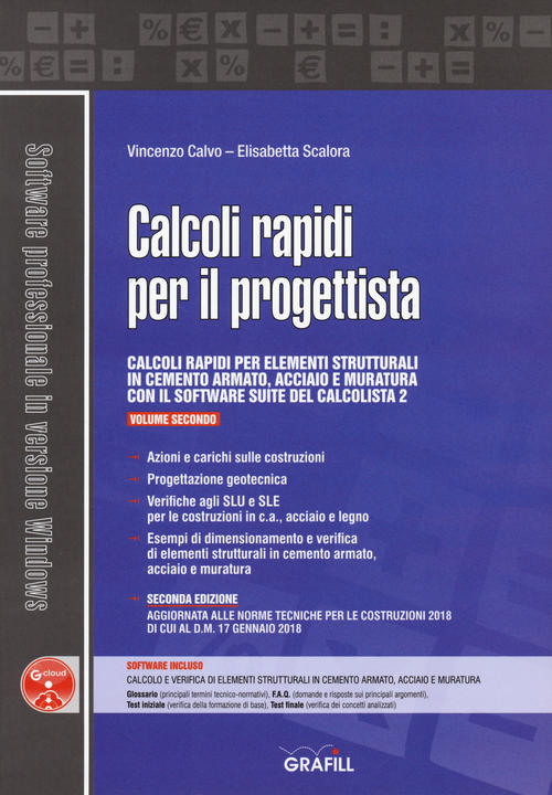 Calcoli Rapidi Per Il Progettista. Con Software. Vol. 2