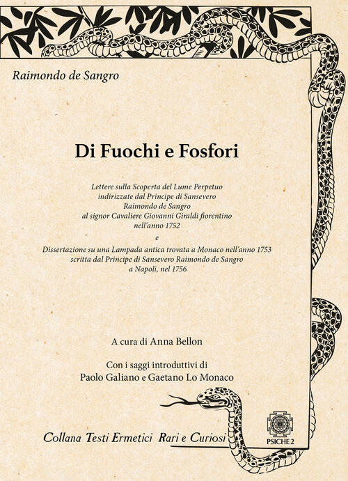 Di Fuochi E Fosfori Raimondo De Sangro Psiche 2 2025