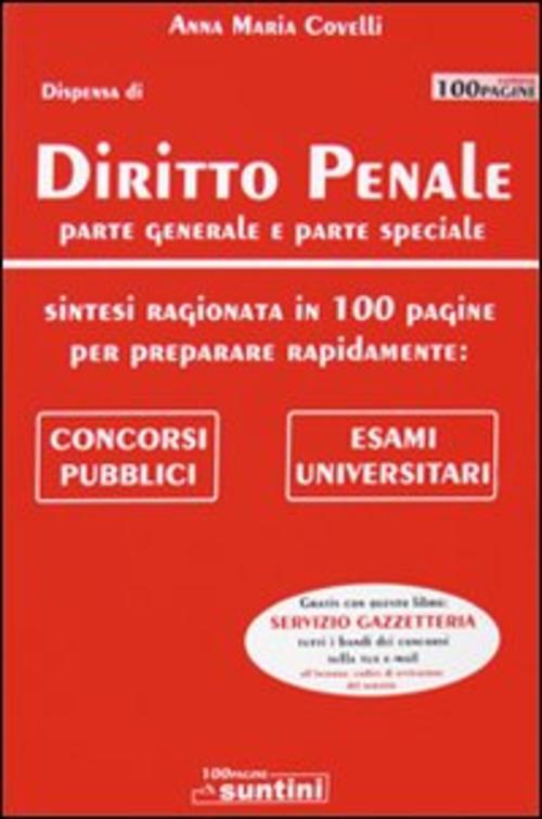 Diritto Penale. Parte Generale E Parte Speciale Anna M. Covelli …