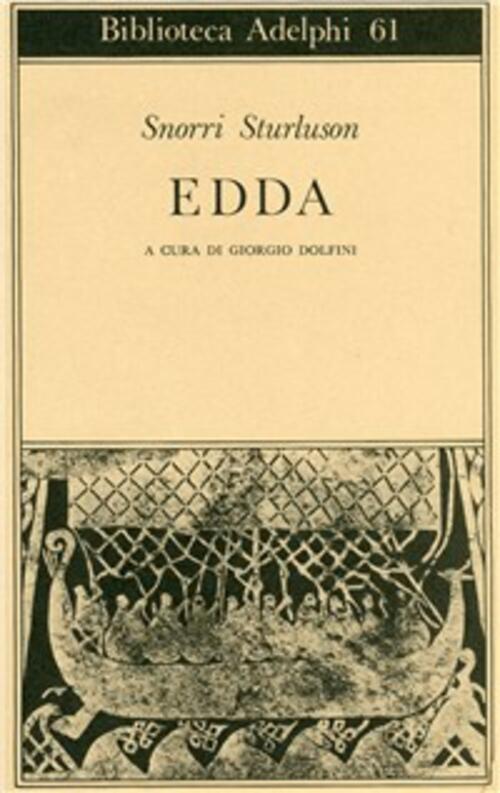 Edda Sturluson Snorri Adelphi 1975