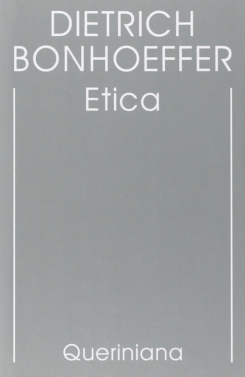 Edizione Critica Delle Opere Di D. Bonhoeffer. Ediz. Critica. Vol. …