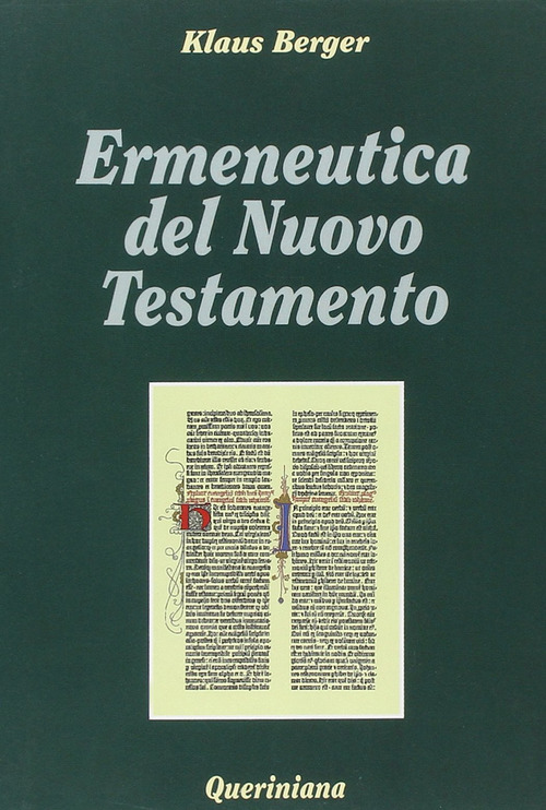 Ermeneutica Del Nuovo Testamento