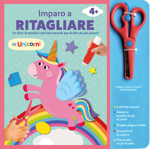 Gli Unicorni. Imparo A Ritagliare. Con Forbici Con La Punta …