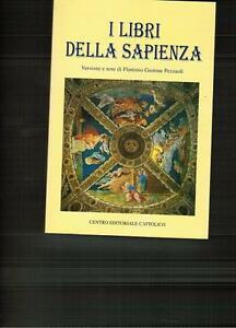 I Libri Della Sapienza Versione Note Flaminio Gastone Pezzuoli Centro …