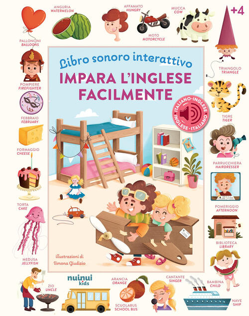 Impara L'inglese Facilmente. Libro Sonoro Interattivo Simona Giudizio Nuinui 2