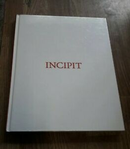 Incipit Claudio Parmiggiani Umberto Allemandi 2008