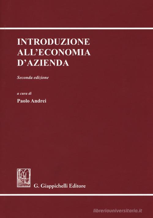 Introduzione All'economia D'azienda