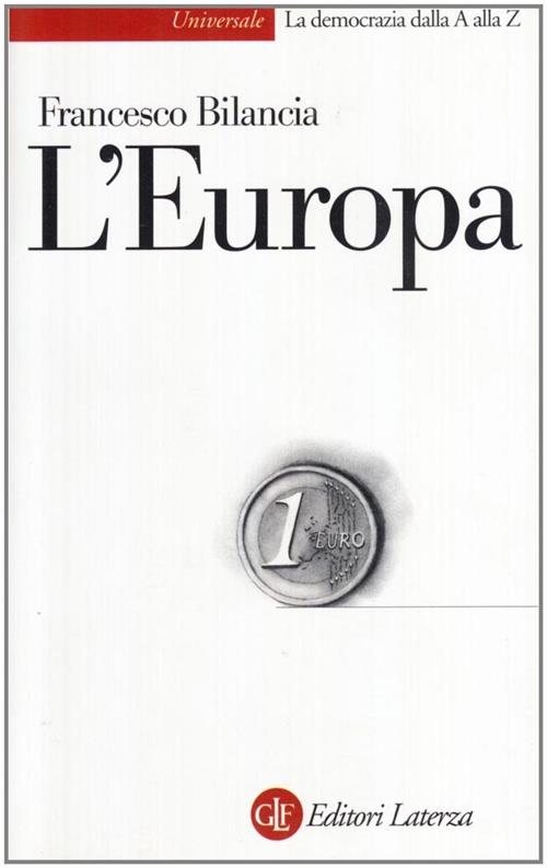 L'europa Francesco Bilancia Laterza 2002