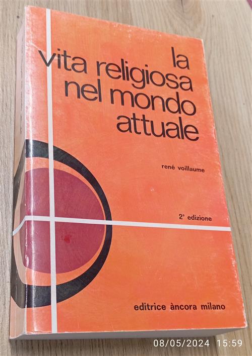 La Vita Religiosa Nel Mondo Attuale