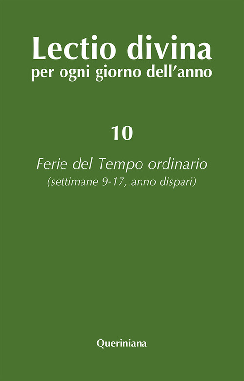 Lectio Divina Per Ogni Giorno Dell'anno. Vol. 10: Ferie Del …