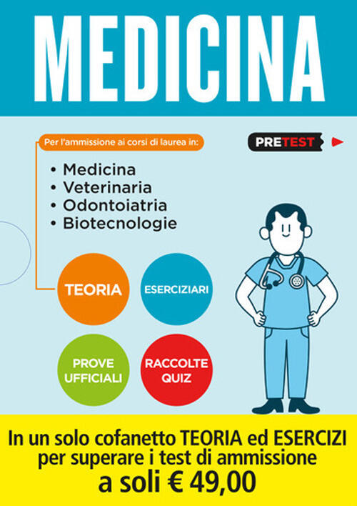Medicina. Teoria-Eserciziari-Prove Ufficiali-Raccolte Quiz