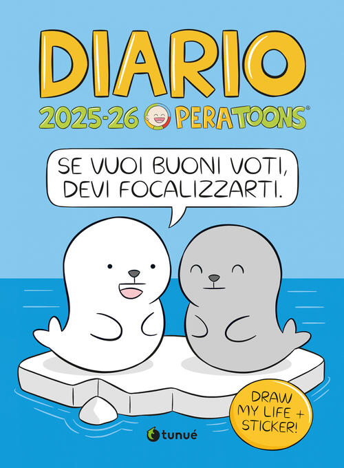 Pera Toons. Diario Scolastico 2025-2026 Pera Toons Tunue 2025