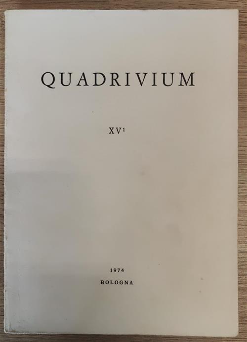 Quadrivium Xv. I Trattati Teorici Di Jacopo Da Bologna E …