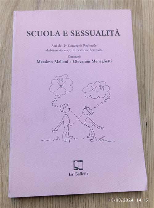 Scuola E Sessualita Massimo Melloni, Giovanna Meneghetti La Galleria 1989