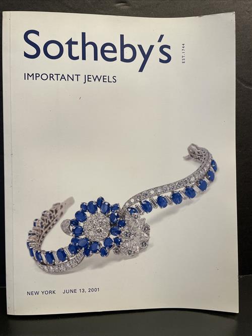 Sotheby's Jewels New York June 13 2001 Sotheby's 2001