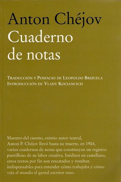 Cuaderno de notas.