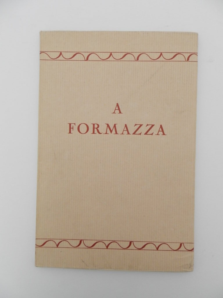 A Formazza. Edizione critica degli statuti concessi alla valle da …