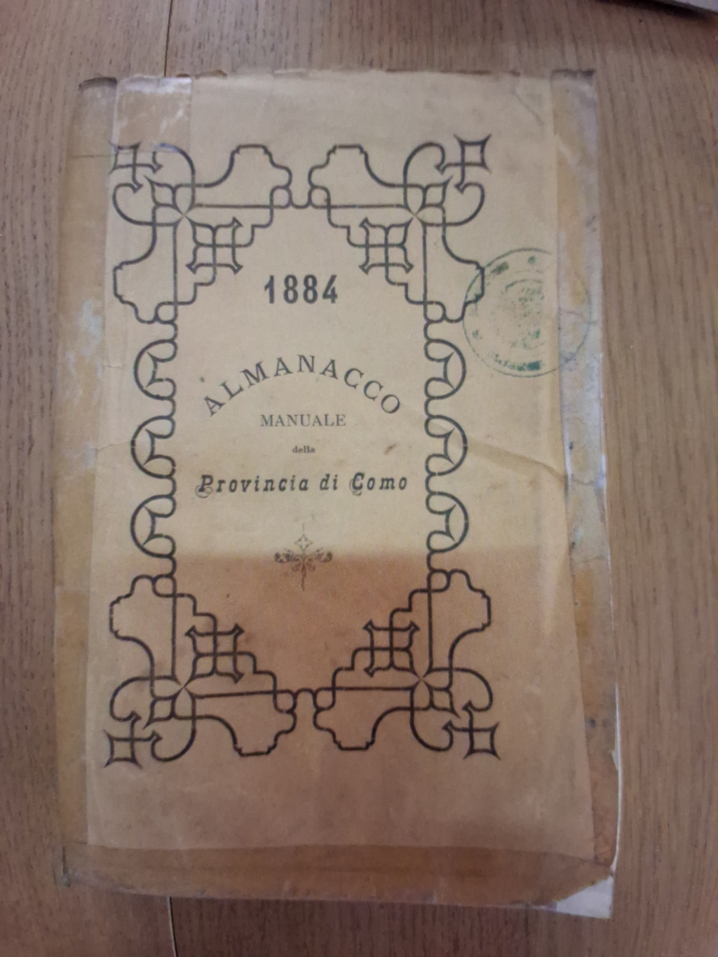 Almanacco Manuale della Provincia di Como 1884