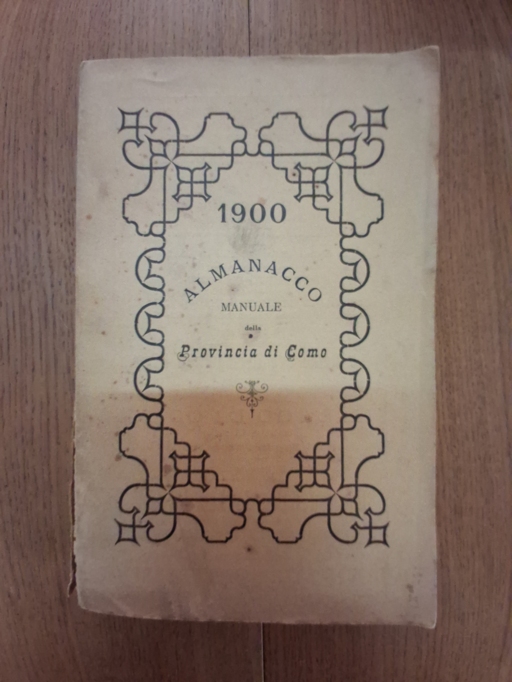Almanacco Manuale della Provincia di Como 1900
