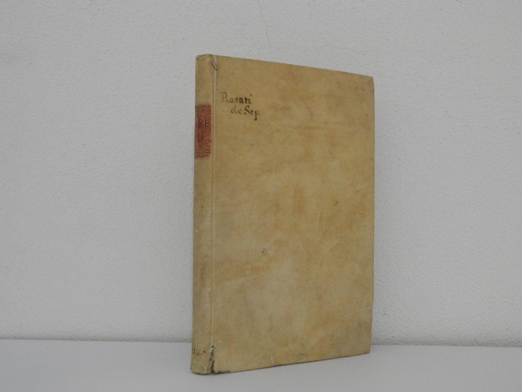 AntonI RosatI ... De sepulcris et sepulcrorum juribus liber singularis …